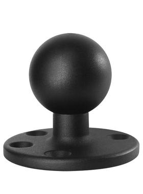 船载设备万向支架D型球头AMPS孔距圆形底座工程车载2.25英寸支架