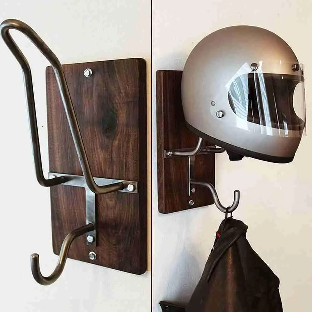 motore helmet rak & jaket hook 储物挂钩 摩托车头盔架