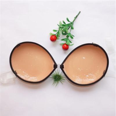 可拆卸肩带3M加厚自粘胸贴烤胶棉布隐形文胸 小胸增大内衣