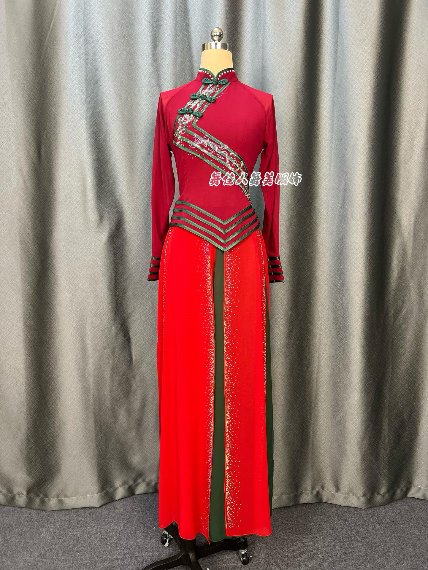 盼归舞蹈艺考服装胶州秧歌舞蹈服扇舞剧目演出服表演练习服