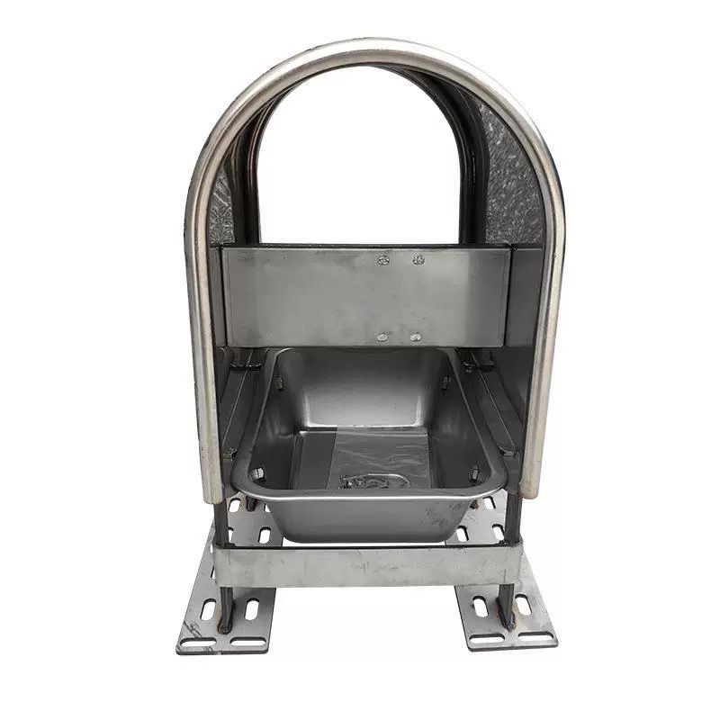 不锈钢猪用饮水碗防粪盆