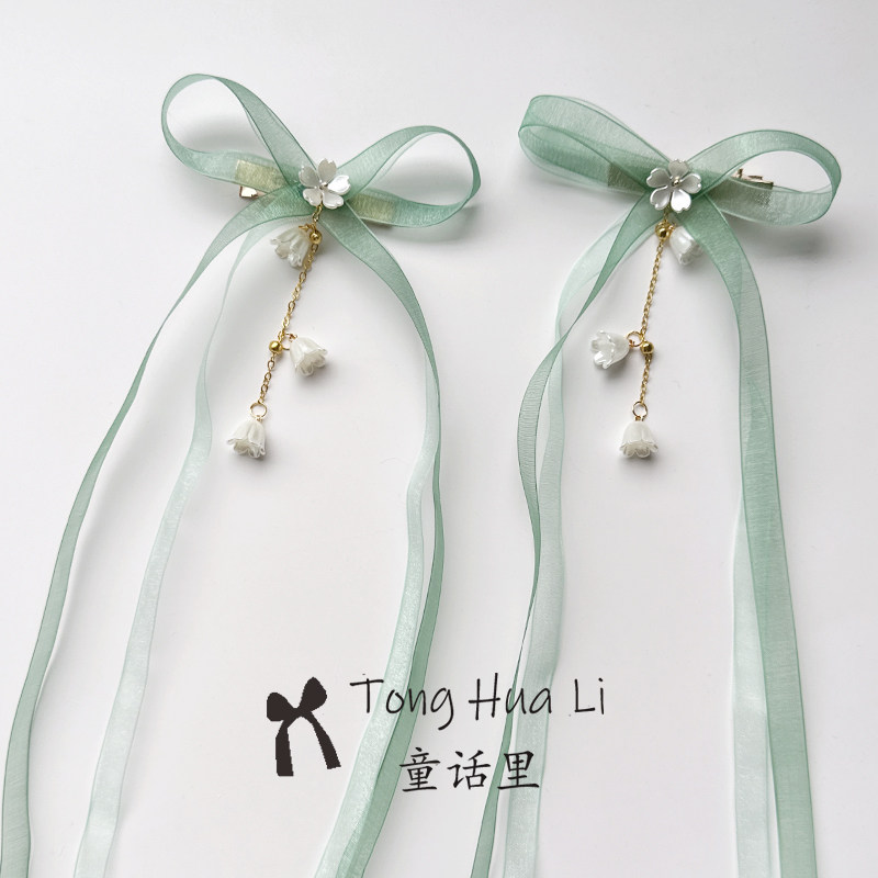 儿童古风汉服春夏仙气蝴蝶结图片
