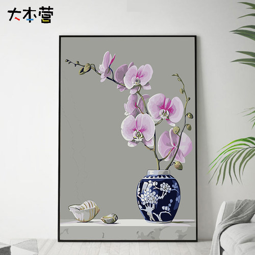 数字油画蝴蝶花价格 数字油画蝴蝶花图片 星期三
