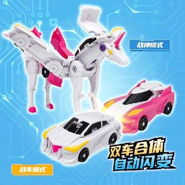 儿童变形飞翼独角兽抖音合体