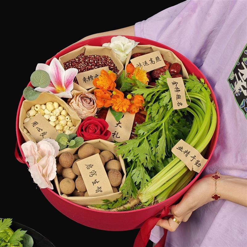 束修之礼包装盒水果礼盒diy材料束修六礼盒送老师谢师恩礼盒厂家