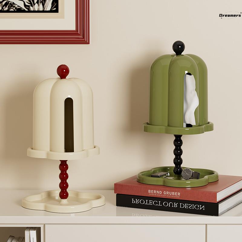 多功能立式纸巾盒奶油家用法式复