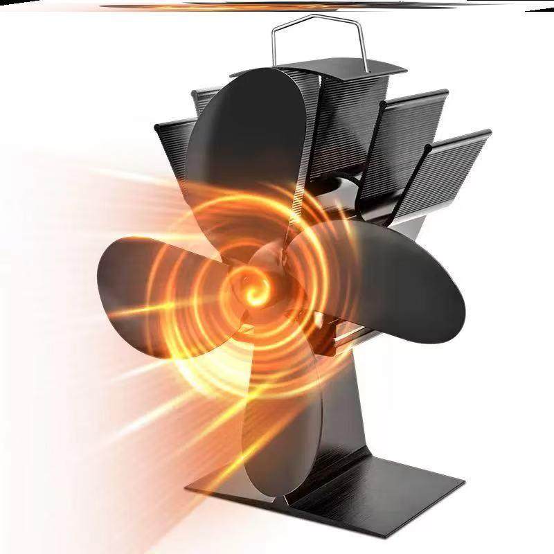 热力小风扇壁炉热能户外冰钓柴火炉户外取暖煤油炉高温发电卡厂家