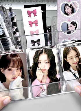 笔筒多格透明收纳盒多功能大容量高颜值学生桌面办公室便签本整理