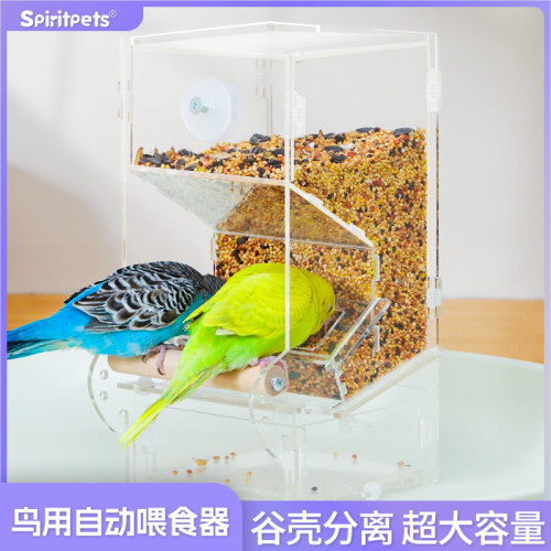 spiritpets鹦鹉自动喂食盒
