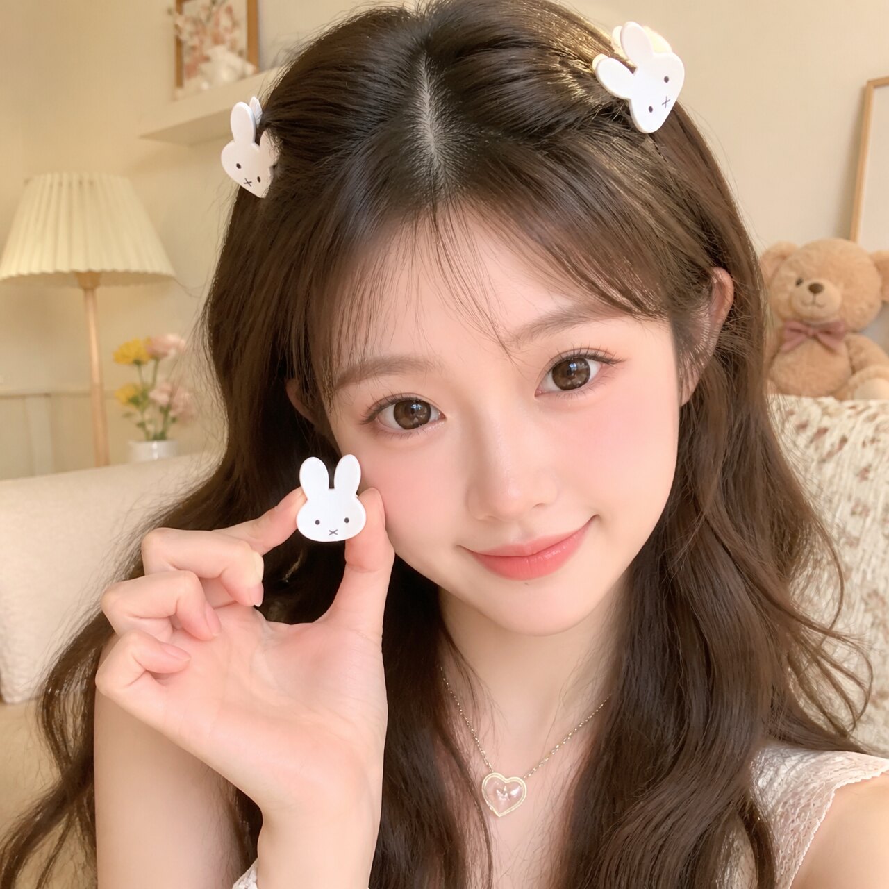 抓夹女公主头发夹显脸小刘海夹