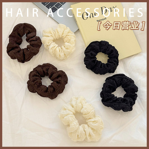 侧马尾肥肠头绳女大肠发圈头