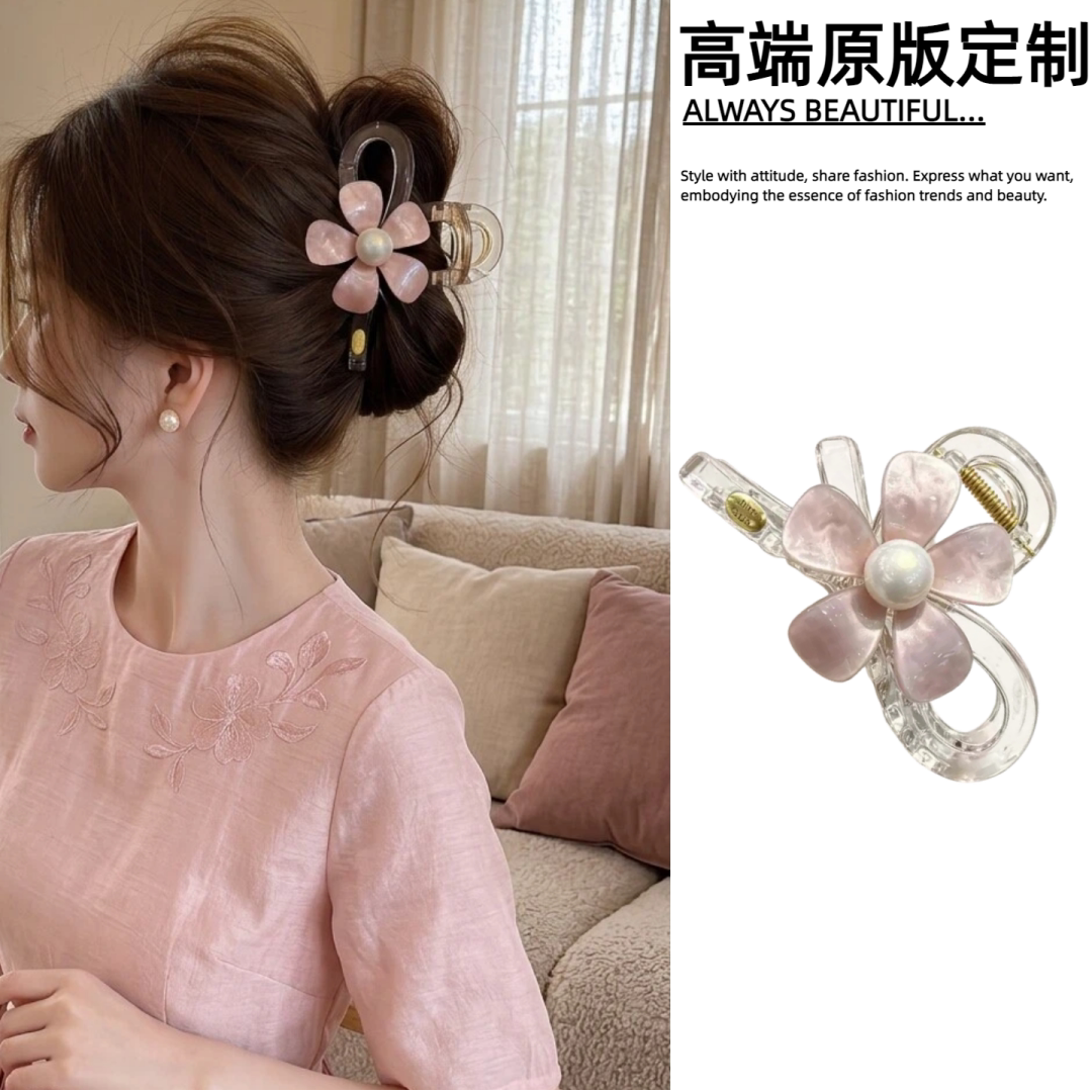 抓夹女中号后脑勺盘发发夹女