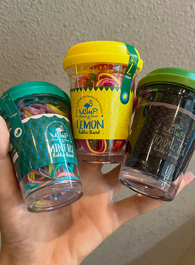 儿童盘发编发一次性皮筋黑色加粗加厚橡皮筋头绳扎头发发绳发圈