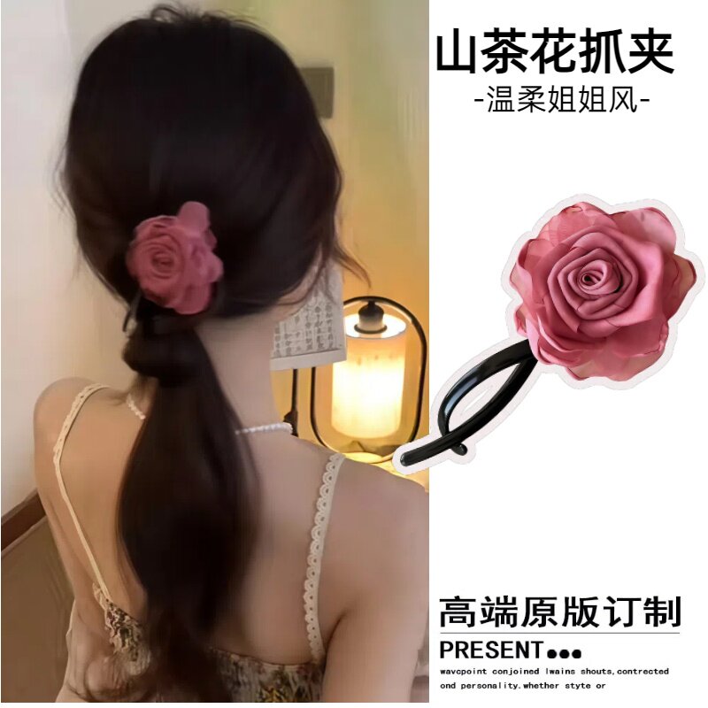 扭扭夹后脑勺一字夹盘发抓夹发卡