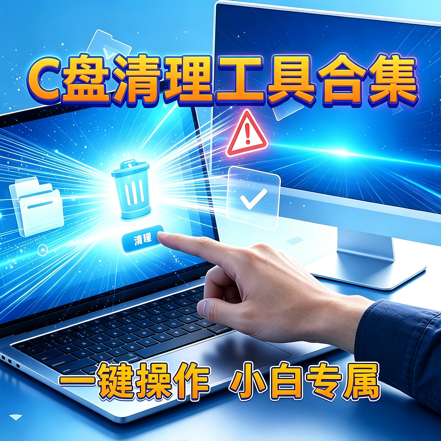 C盘清理软件电脑性能优化提速系统硬盘瘦身垃圾强力卸载一键工具