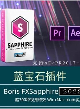 AE/PR蓝宝石插件BorisFX.Sapphire2022英文版win/mac2017-2022