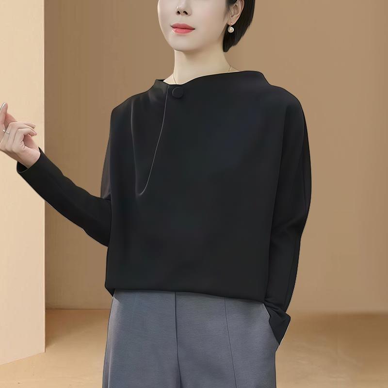 JOYIASS时尚减龄长袖圆领卫衣女2025秋季爆款小个子百搭休闲遮肉