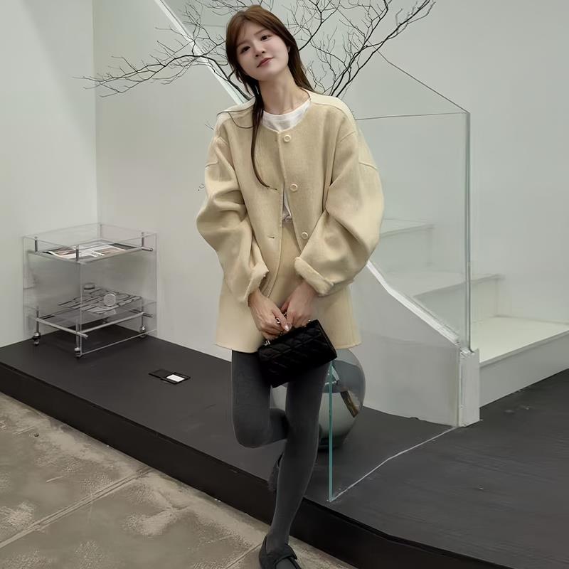 JOYIASS巨好看的秋装一整套女2025年新款小香风外套高腰显瘦半身