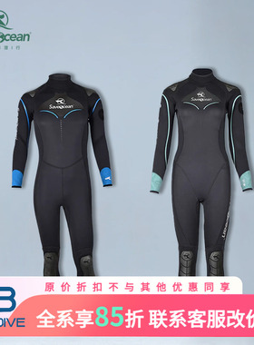 现货BESTDIVE SaveOcean水肺潜水服3/5MM连体湿衣男女保暖防寒