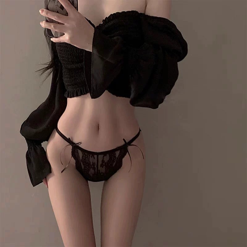 维多利亚多培尔欧美性感蕾丝女士内裤低腰少女甜美诱惑透视纯欲