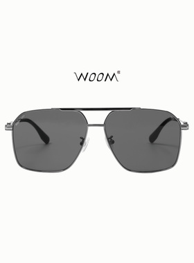 WOOM墨镜2025年新款高级时尚大框双梁舒适护眼防晒太阳镜WM1N008