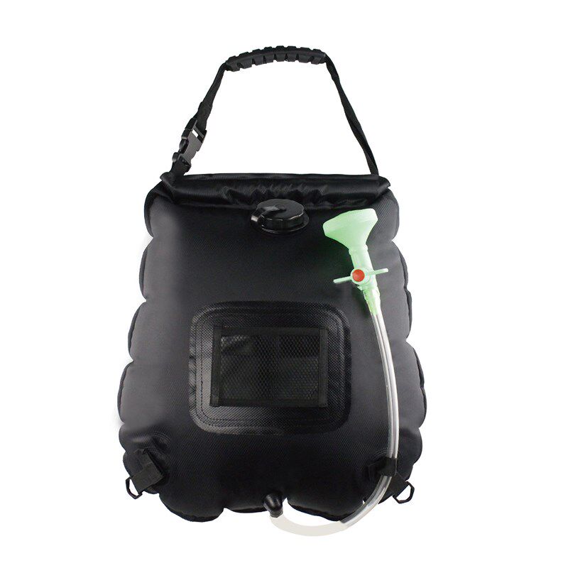 OUTDOOR SOLAR WATER BAG BATH BAG CAMPING BATH WATER STORAGE BAG PORTABLE SHOWER BAG 20L BATH WATER BAG BAG