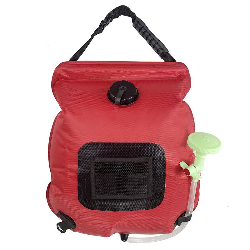OUTDOOR SOLAR WATER BAG BATH BAG CAMPING BATH WATER STORAGE BAG PORTABLE SHOWER BAG 20L BATH WATER BAG BAG
