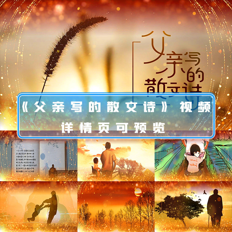 父亲写的散文诗许飞时光版父亲节父爱如山感恩父母晚会歌曲视频