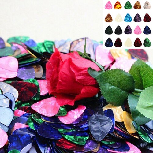 新品10/20 Pcs New Acoustic Picks Plectrum Celluloid XElectri