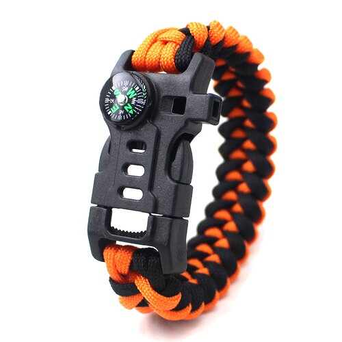 好货Outdoor Camping Whistle Compass Five in one Multi-functi