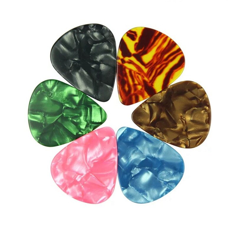 新品5/10/20 Pcs Guitpar Pick Colorful Acoustic Picks Cellulo