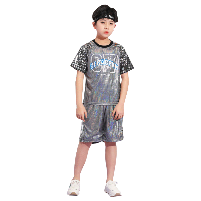 街舞儿童潮服爵士舞服装男