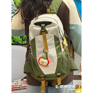 叽哩呱啦户外轻便登山包大容量徒步运动旅行双肩包防水野营背包