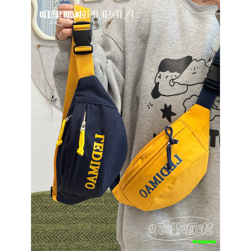 复古简约字母胸包女小众运动腰包骑行斜挎包男2025新款休闲手机包,箱包皮具/热销女包/男包,胸包,淘宝优惠券,粉丝福利购,淘宝优惠卷