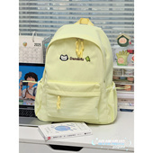 可爱卡通小猫双肩包女初高中生上课大容量书包小清新百搭轻便背包