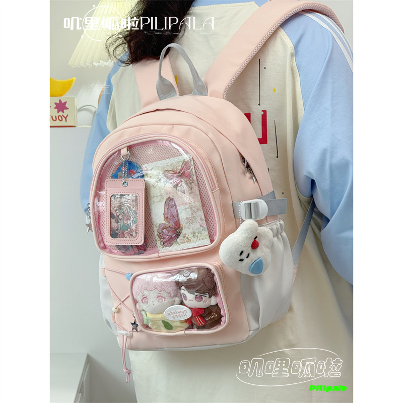 甜美少女漫展痛包双肩包学生背包