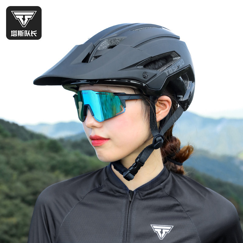 塔斯队长自行车头盔男公路车单车安全盔骑行竞速装备骑行专业头盔