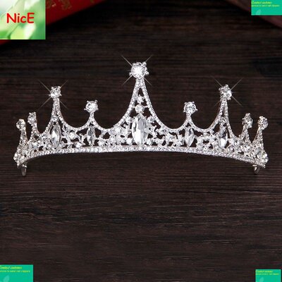 极速new crown tiara bridal wedding accessories birthday