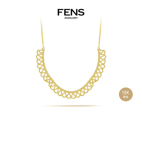 FENS意大利链小众高级感蕾丝链