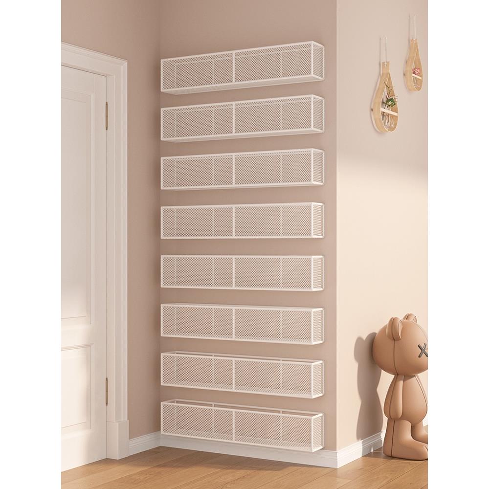 夹缝置物架家用门后多层窄书架厨房墙上收纳展示壁柜子卫生间储物