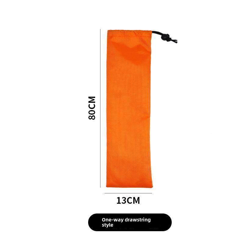 长条形牛津布抽绳束口收纳袋多规格户外天幕杆雨伞套登山杖防尘袋