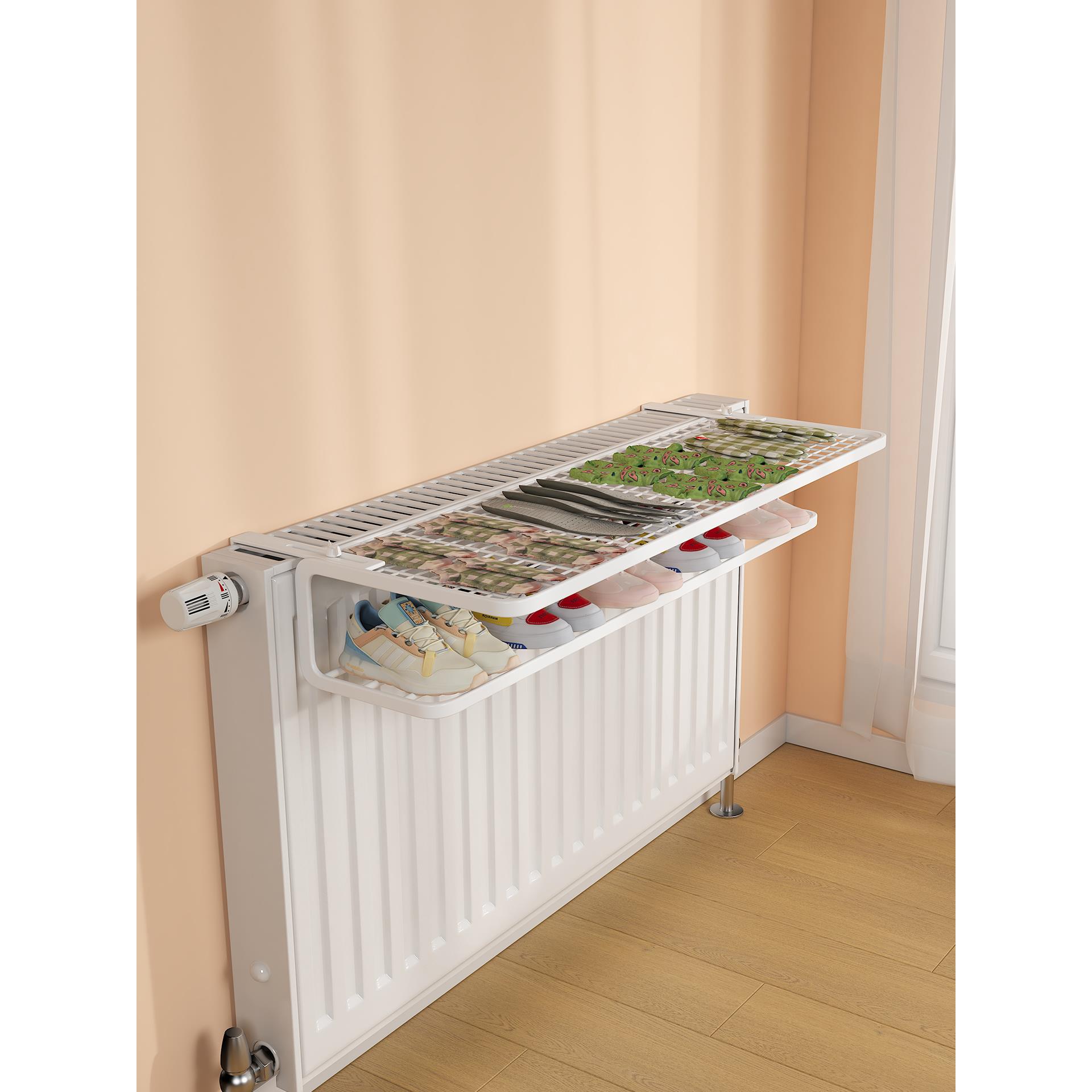 暖气片晾衣架挂钩置物架支架暖气管上的专用架子挂衣架晒鞋子神器