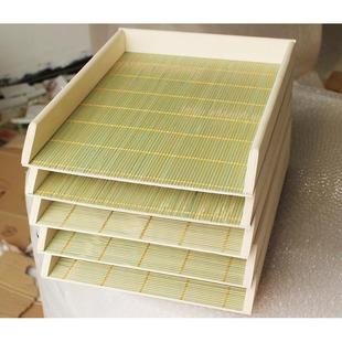 多层盖帘水饺帘包水饺托 托盘家用放竹制的篦子盖垫竹子装连可折