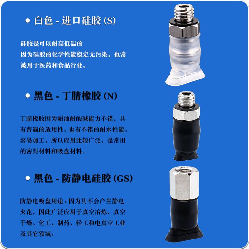 SMCZP系列椭圆形机械手真空吸盘ZP2004U/ZP3507U/ZP4010U工业气动