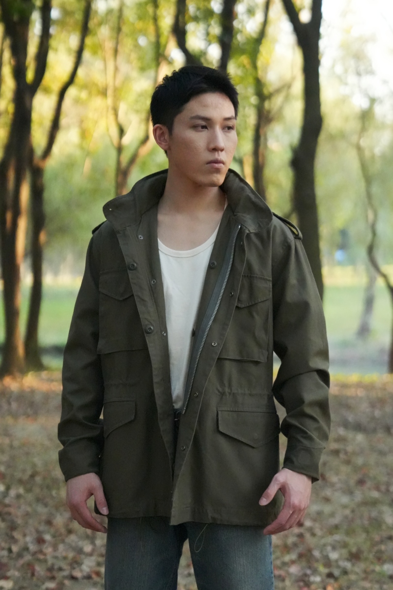 M65复古0G107野战风衣