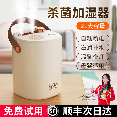 无线加湿器双喷雾家用小型静音