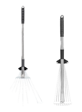 德国落叶伸缩耙子草坪扫树叶神器