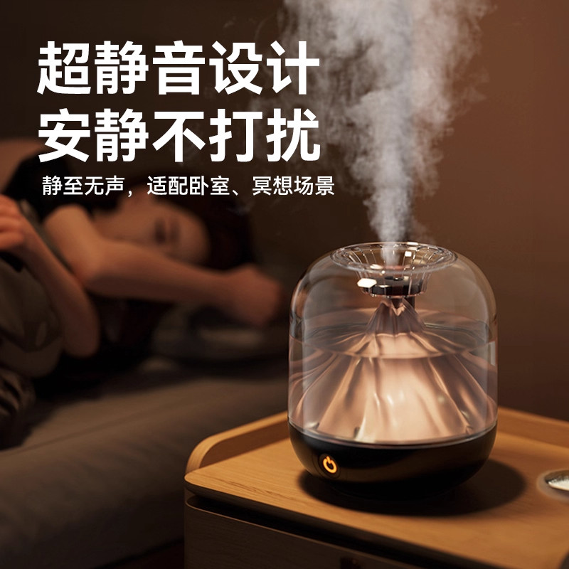 法国加湿器家用静音卧室孕妇婴儿室内客厅大喷雾2025新款办公室桌面空气保湿小型迷你可爱女生礼物