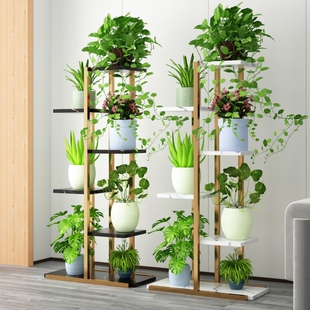 架子客厅2025新款 放花盆 花架轻奢高级感绿植盆栽摆放置物架室内