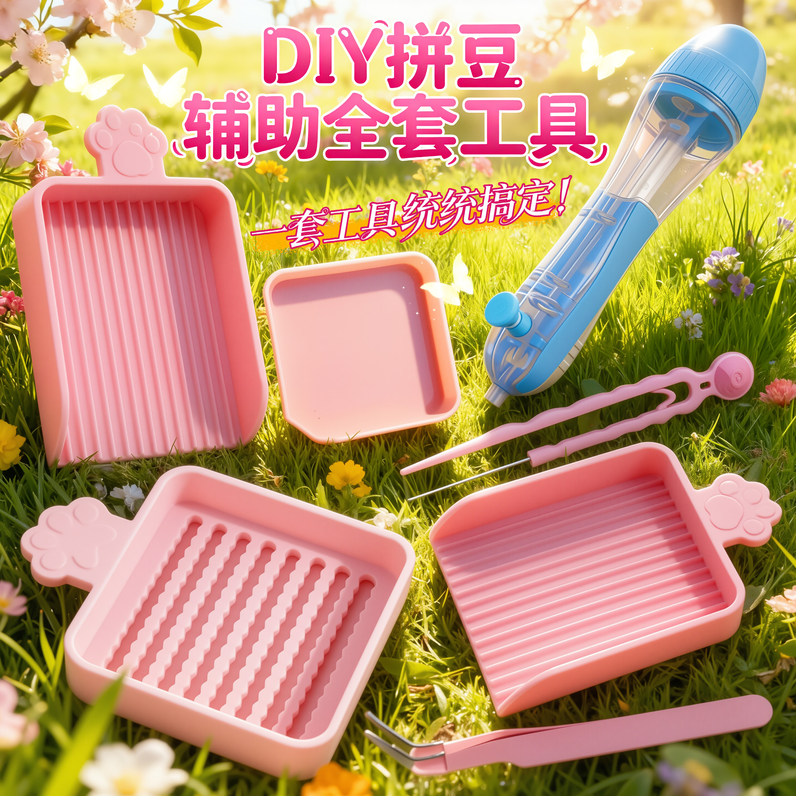 工具补充包拼豆全套装